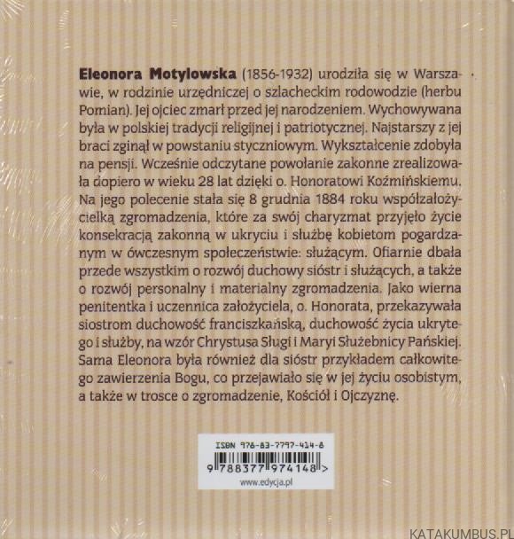 Z Eleonorą na każdy dzień. ELEONORA MOTYLOWSKA