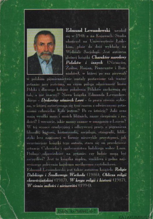 Dyskretny uśmiech Losu. EDMUND LEWANDOWSKI
