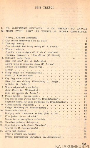 W co wierzę? Jak żyć? Katechizm religii katolickiej. cz. 9. ks. K. BUKOWSKI, ks. J. TISCHNER