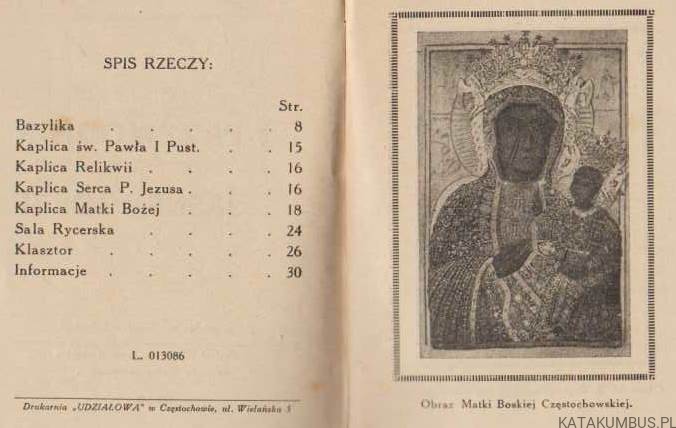 Przewodnik po Jasnej Górze. (1946r.)