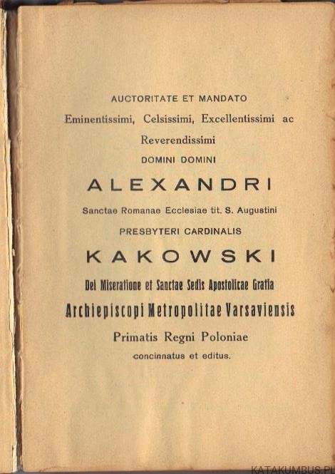Ordo Divini officii recitandi Sacrique peragendi (1936r.)