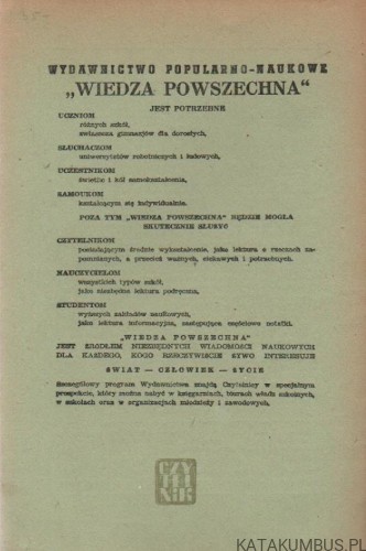 Eliza Orzeszkowa. ZOFIA KLARNER. 1947r.