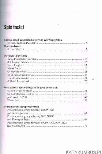 Godność - Wolność - Prawa Człowieka. PRACA ZBIOROWA