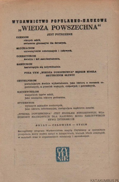 Początki Poezji w Polsce. JULIAN KRZYŻANOWSKI. 1946r.