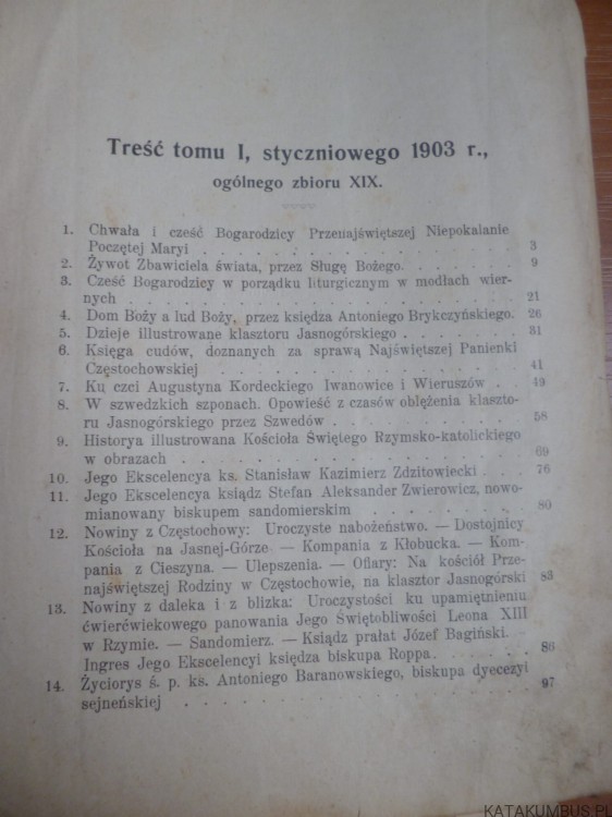 Dzwonek Częstochowski 1903 r. t.2-5