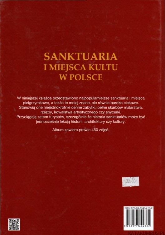 Sanktuaria i miejsca kultu w Polsce. red. MONIKA ZARĘBA