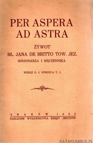 Per Aspera ad Astra. O. J. Doring T. J.  1932r.