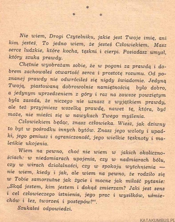 Syn Człowieczy / ks. Jan Rosiak T.J