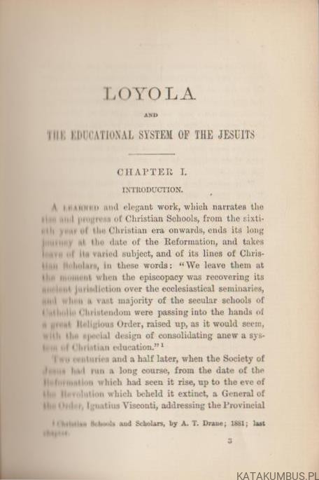 Loyola and the educational system of the Jesuits. THOMAS HUGHES S.J. (1892r.) 2