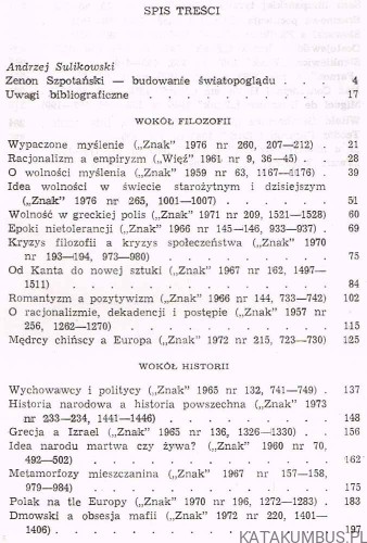 O wolności myślenia / Zenon Szpotański