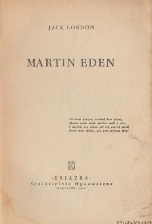 Martin Eden. JACK LONDON (1948r.) 2