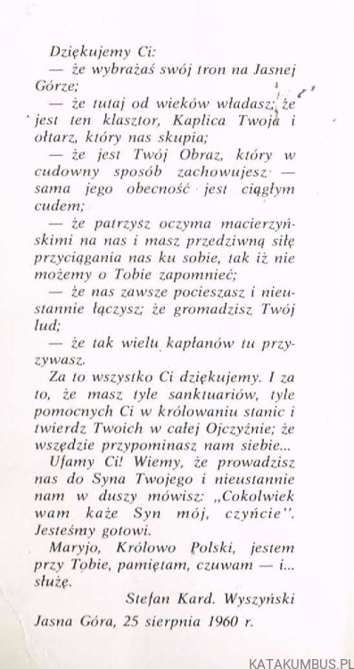 O Matce i Królowej Polaków 1382-1982 Refleksje, modlitwy, pieśni