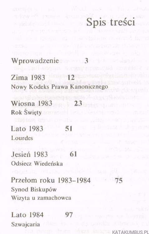 Pontyfikat Jana Pawła II. część 2. ks. MIECZYSŁAW MALIŃSKI