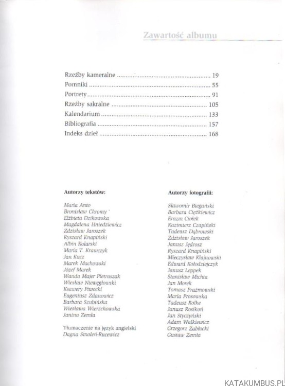 Rzeźby. GUSTAW ZEMŁA