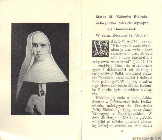 Anioł Polskiego Ludu. E. M. (1938r.)