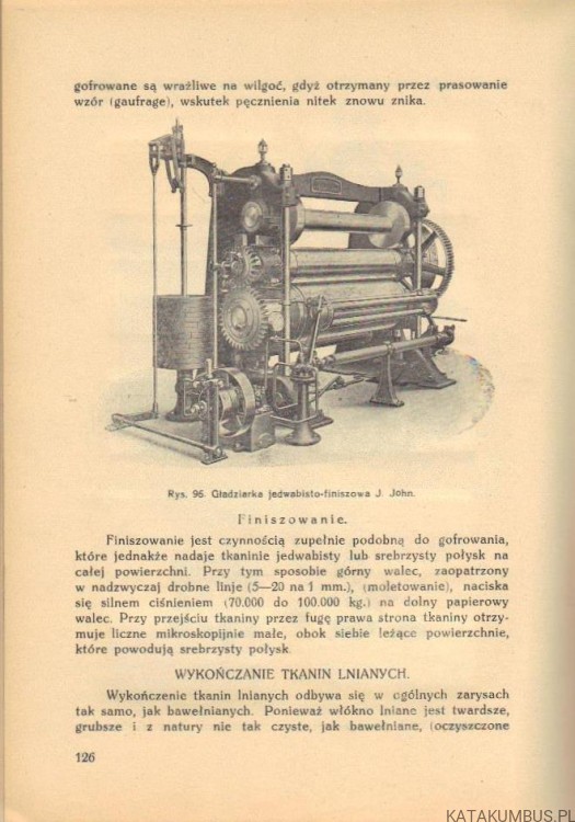 Wykończalnictwo. Apretura tkanin. Cz. I. Inż. BOLESŁAW GABLER (1934r.)