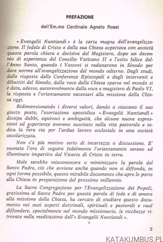 Esortazione Apostolica Evangelii Nuntiandi / Paolo VI