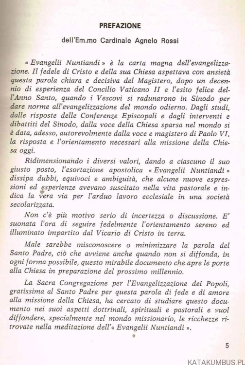 Esortazione Apostolica Evangelii Nuntiandi / Paolo VI