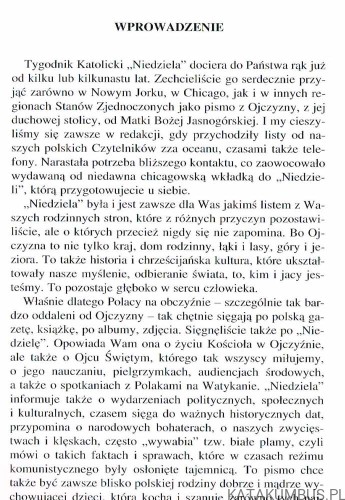 Niedziela u Polaków za Wielką Wodą / Ks. Ireneusz Skubiś