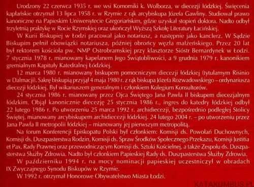 Bogu samemu w 50. rocznicę kapłaństwa Arcybiskupa Władysława Ziółka Metropolity Łódzkiego