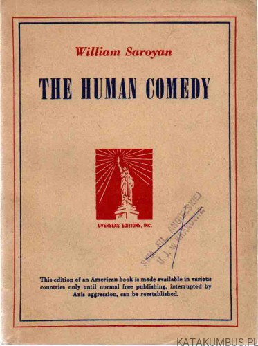 The Human Comedy. WILLIAM SAROYAN. 1943 r.
