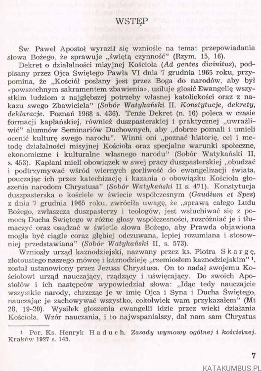 Z Wrocławskiej Niwy Kaznodziejskiej. BP WINCENTY URBAN