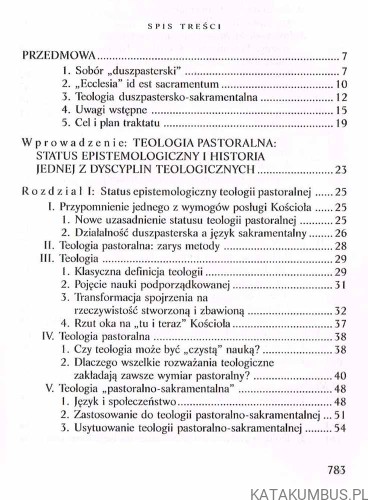 Duszpasterstwo Kościoła. DANIEL BOURGEIOS