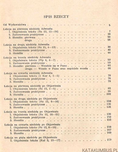 Lekcje niedzielne. Objaśnienia Szkice Homilie / Józef Ries