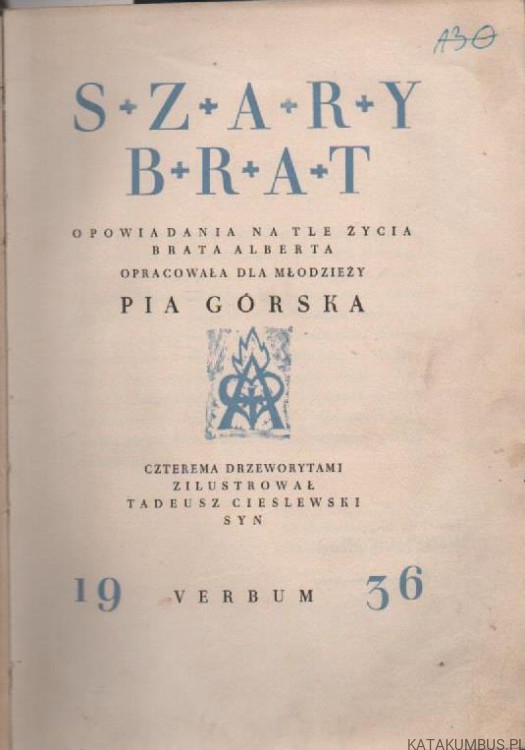 Szary brat, opowiadania na tle życia brata Alberta. PIA GÓRSKA