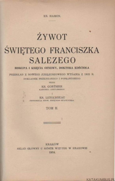 Żywot-Świętego-Franciszka-Salezego-Tom-I-II-Ks-HAMON-7