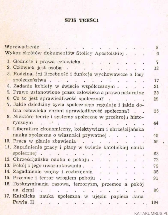 Katolicka Nauka Społeczna. Bp LECH KACZMAREK