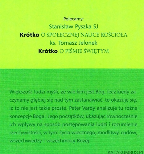 Krótko o filozofii Boga