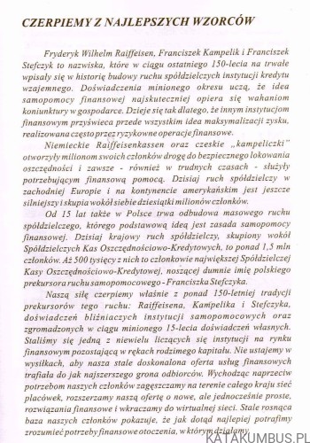 Raiffeeisen-Stefczyk-Kampelik. MICHAŁ DOSKOCZ