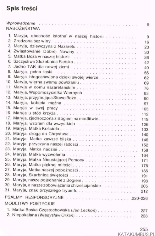 Z Maryją na modlitwie. 31 nabożeństw. VIDAL AYALA