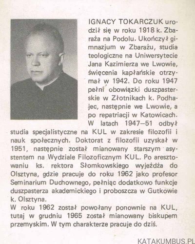 Moc i wytrwałość. Bp Ignacy Tokarczuk