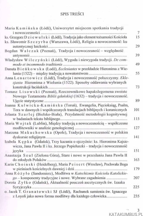 Tradycja a nowoczesność. EWA WOŹNIAK