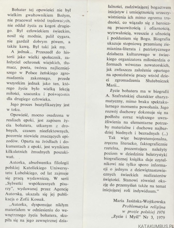 Surdut czy rewerenda. Opowieść o Edmundzie Bojanowskim. AMELIA SZAFRAŃSKA