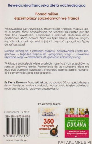 Nie potrafię schudnąć. DR. PIERRE DUKAN