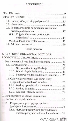 Biblia a moralność. PAPIESKA KOMISJA BIBLIJNA