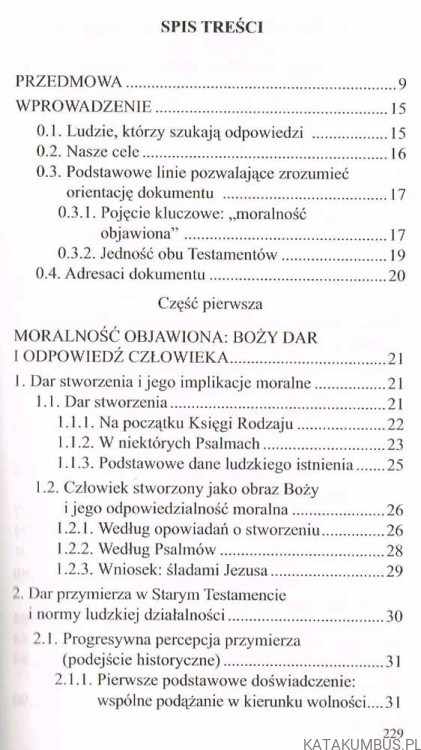 Biblia a moralność. PAPIESKA KOMISJA BIBLIJNA