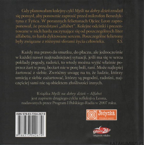 Ojca Leona myśli na dobry dzień część druga - alfabet. PRACA ZBIOROWA