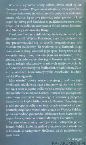 Wspomnienia. ADAM JÓŹWIK
