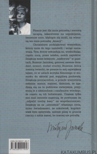 Różowe tabletki na uspokojenie. KRYSTYNA JANDA