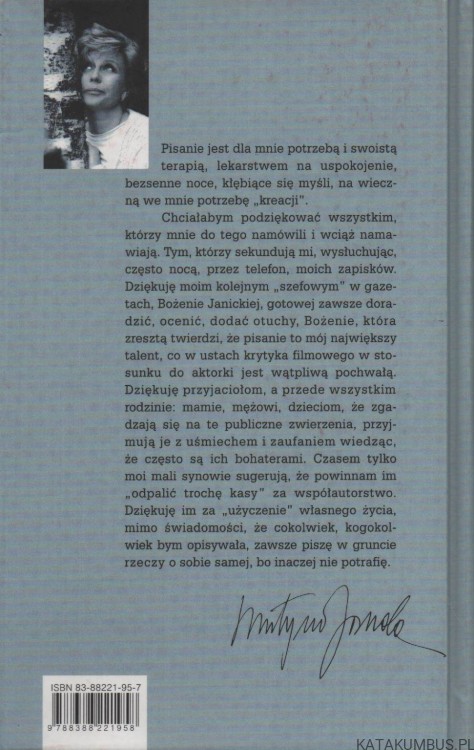 Różowe tabletki na uspokojenie. KRYSTYNA JANDA
