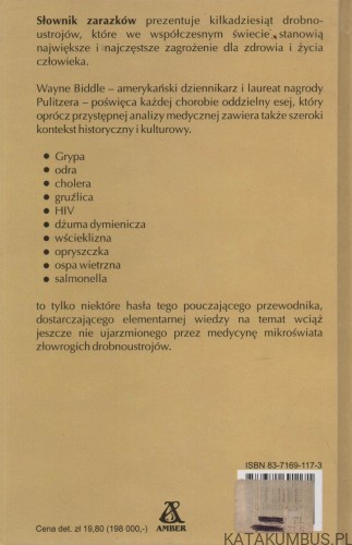 Słownik zarazków. WAYNE BIDDLE