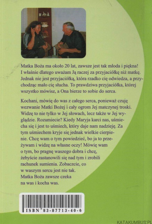 Vicka mówi do młodych i do rodzin. LIVIO FANZAGA SchP