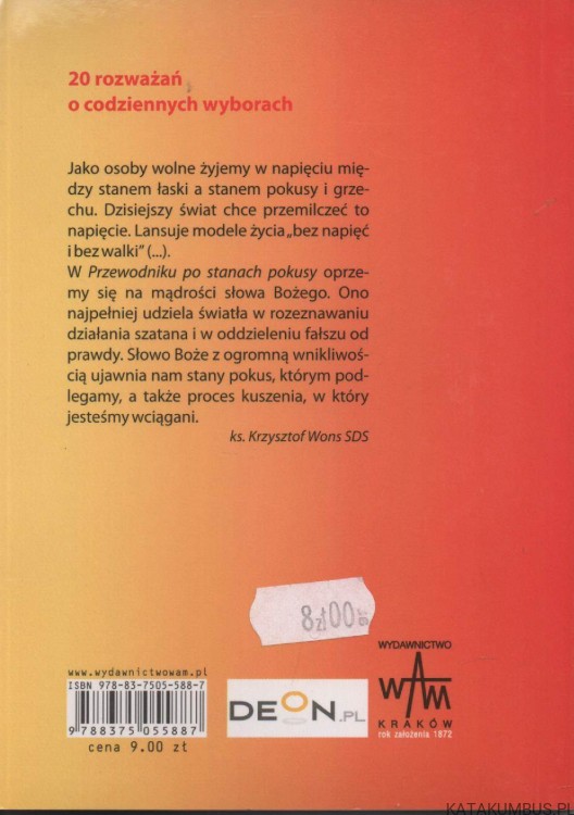Przewodnik po stanach pokusy. KRZYSZTOF WONS SDS