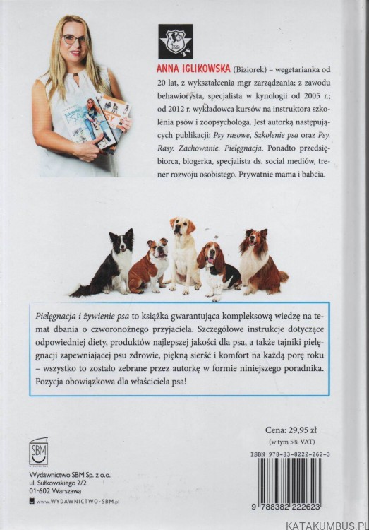 Pielęgnacja i żywienie psa. ANNA IGLIKOWSKA