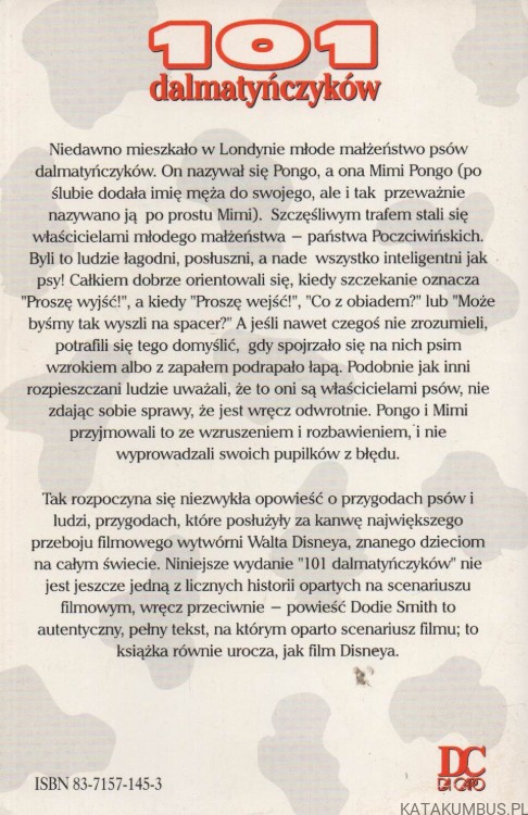 101 dalmatyńczyków. DODIE SMITH