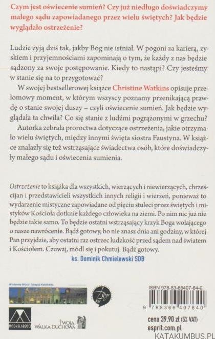 Ostrzeżenie. CHRISTINE WATKINS